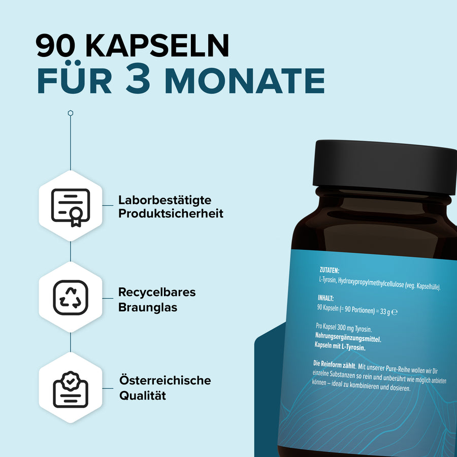 Lecest® PURE L-Tyrosine Capsules
