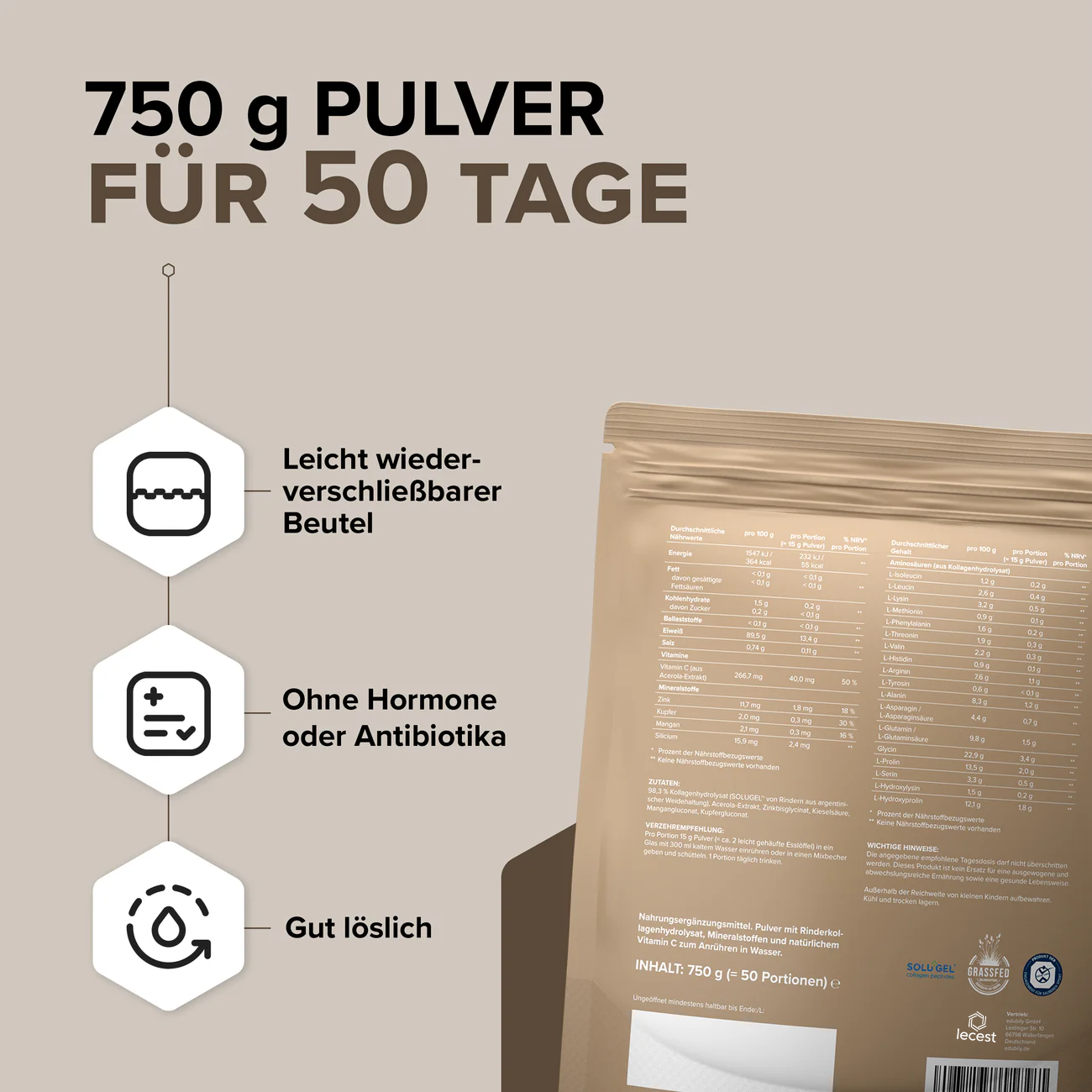 Lecest® Collagen hydrolysate powder